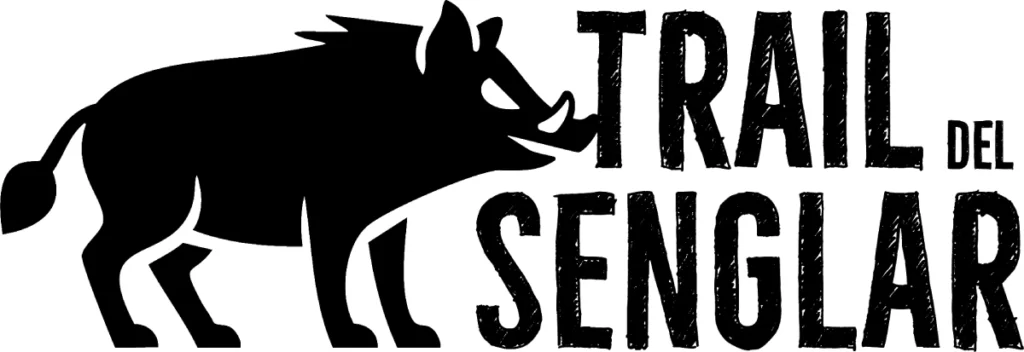 Logo oficial del Trail del Senglar en Cabrils con silueta de jabalí
